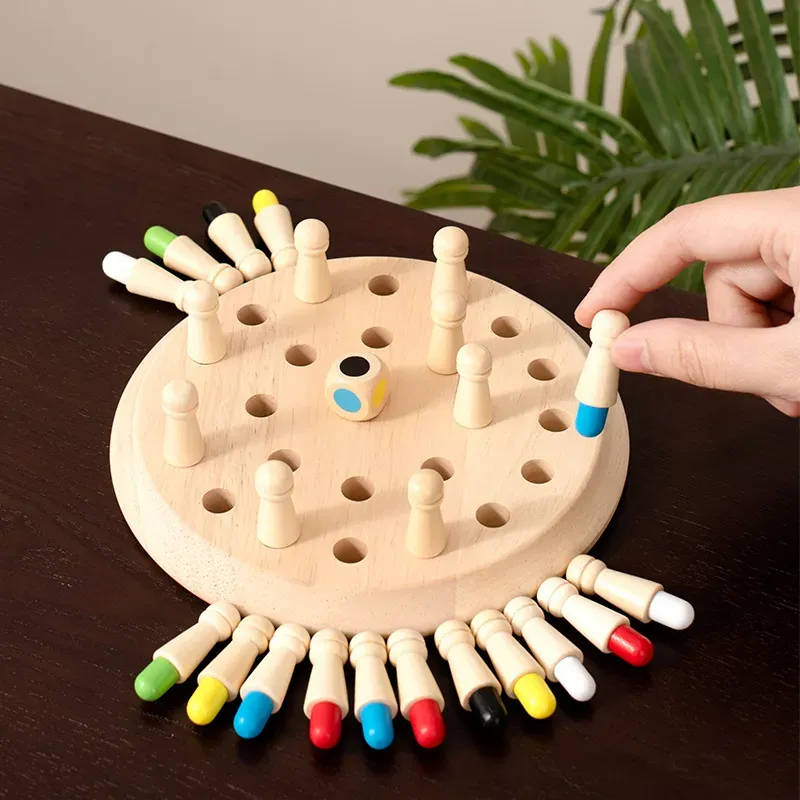 Wooden Memory Match Stick Chess